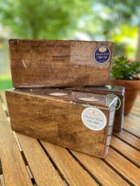 3-Hole Wood Sugar Mold Candle